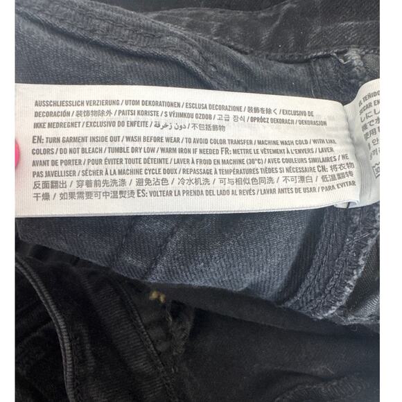 Hollister Ultra High Rise Mom Jeans Washed Black Size 3R - Picture 9 of 14